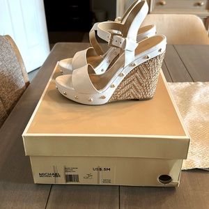 Michael Kors Ellen Wedge -5.5 worn twice
